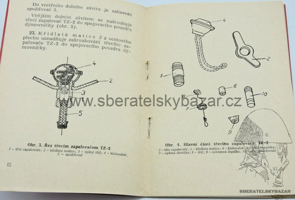 Předpis ČSLA - Dýmovnička DA 60 a DA600 - originál