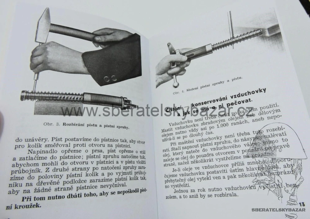 Příručka Opakovací vzduchovka ČZ vz.35/vz.47 - reprint/replika
