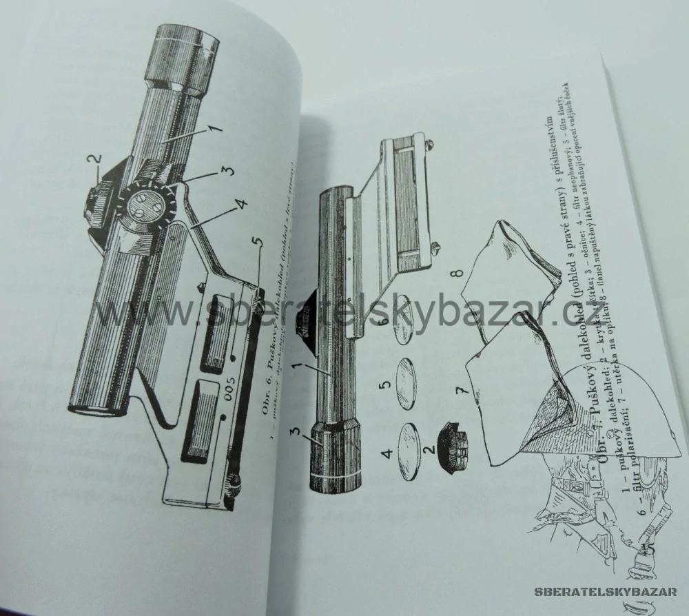 Předpis výcvik ve stelbě OPU vz.54 Odstřelovací pušk - reprint/replika