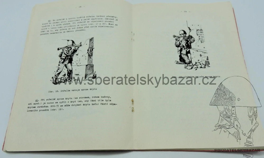 Originál předpis výcvik ve střelbě RPG-75