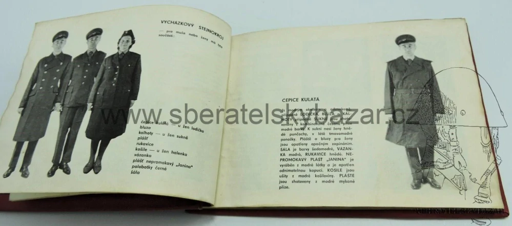 Katalog věcných prostředů požární ochrany - Uniformy- 50/60léta 