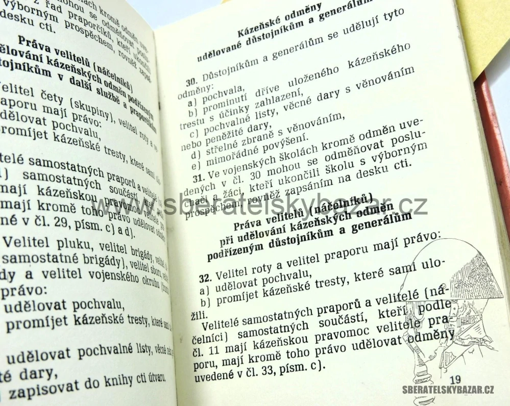 Originál Předpis ČSLA - Kazeňský řád