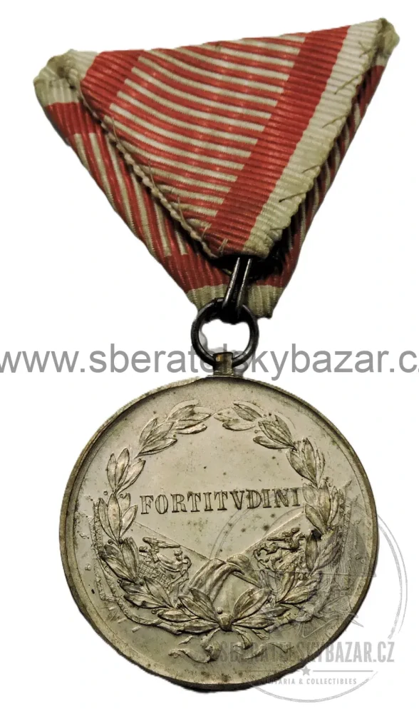 Velká medaile za statečnost, stříbřitá medaile, I. třída, IX. vydání 1917 