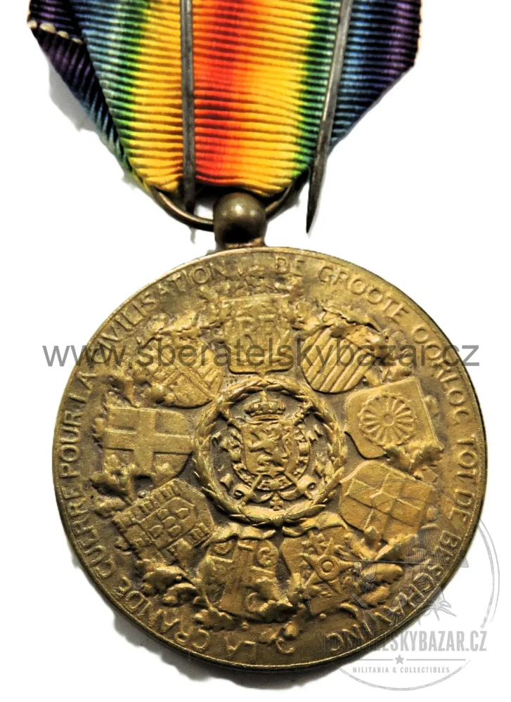 Belgie – Vítězná medaile 1914–1918 – Interallied Victory Medal – WWI