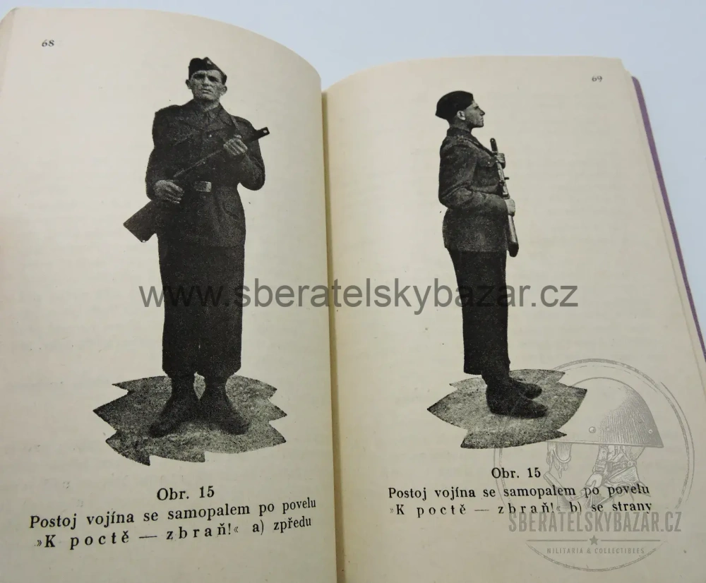 Čs. vojenský předpis – Pořadový výcvik – 1947