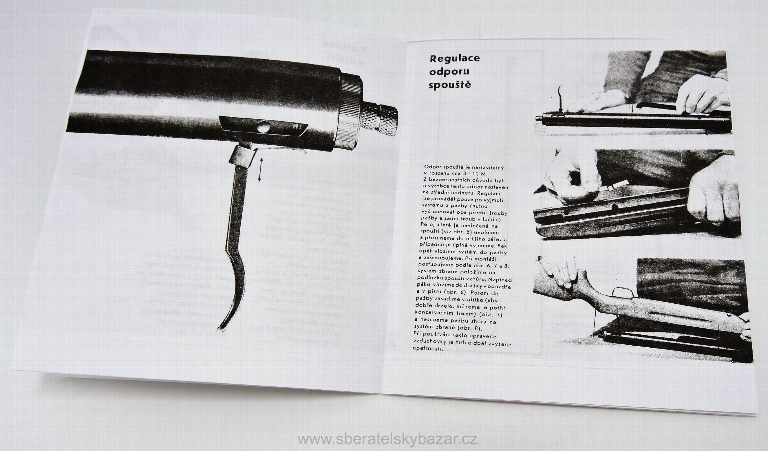 Návod vzduchovka 630 / 631 - Reprint (Replika)