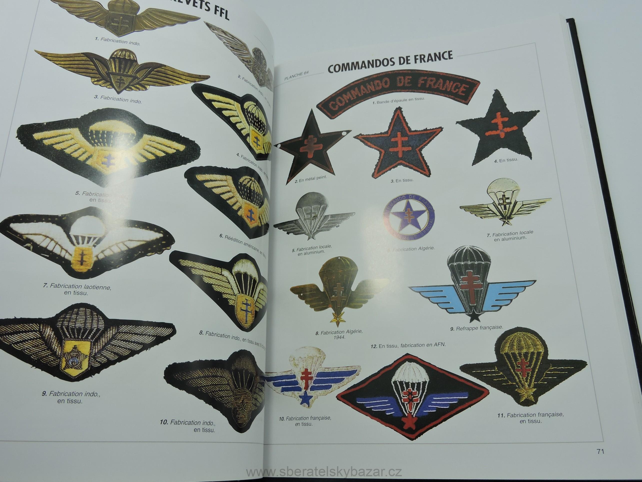 Kniha Insignes et brevets parachutistes de l'armée française