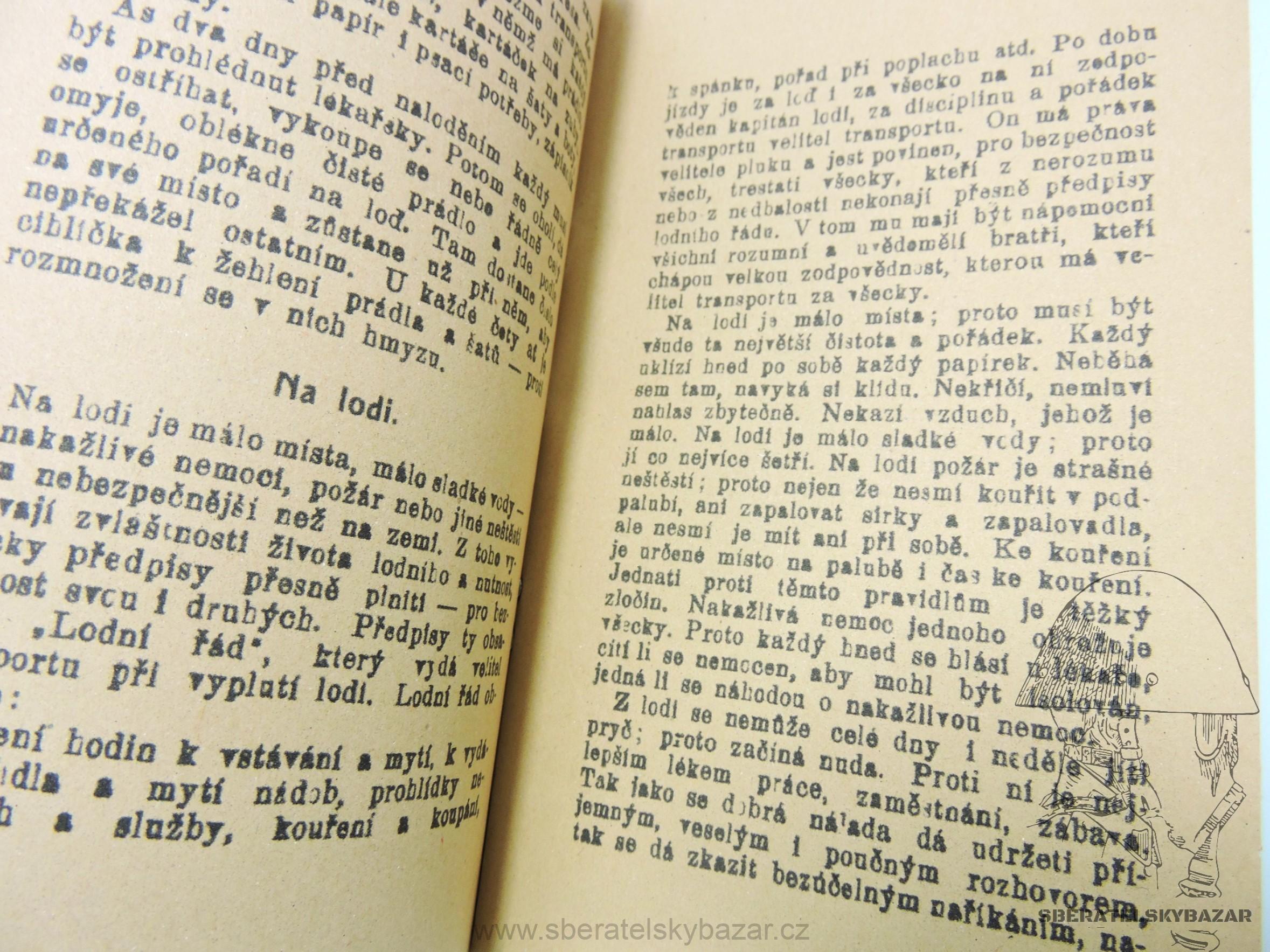 Legie - Příručka Na cestu domů mořem - Irkutsk 1919 - Reprint (Replika)