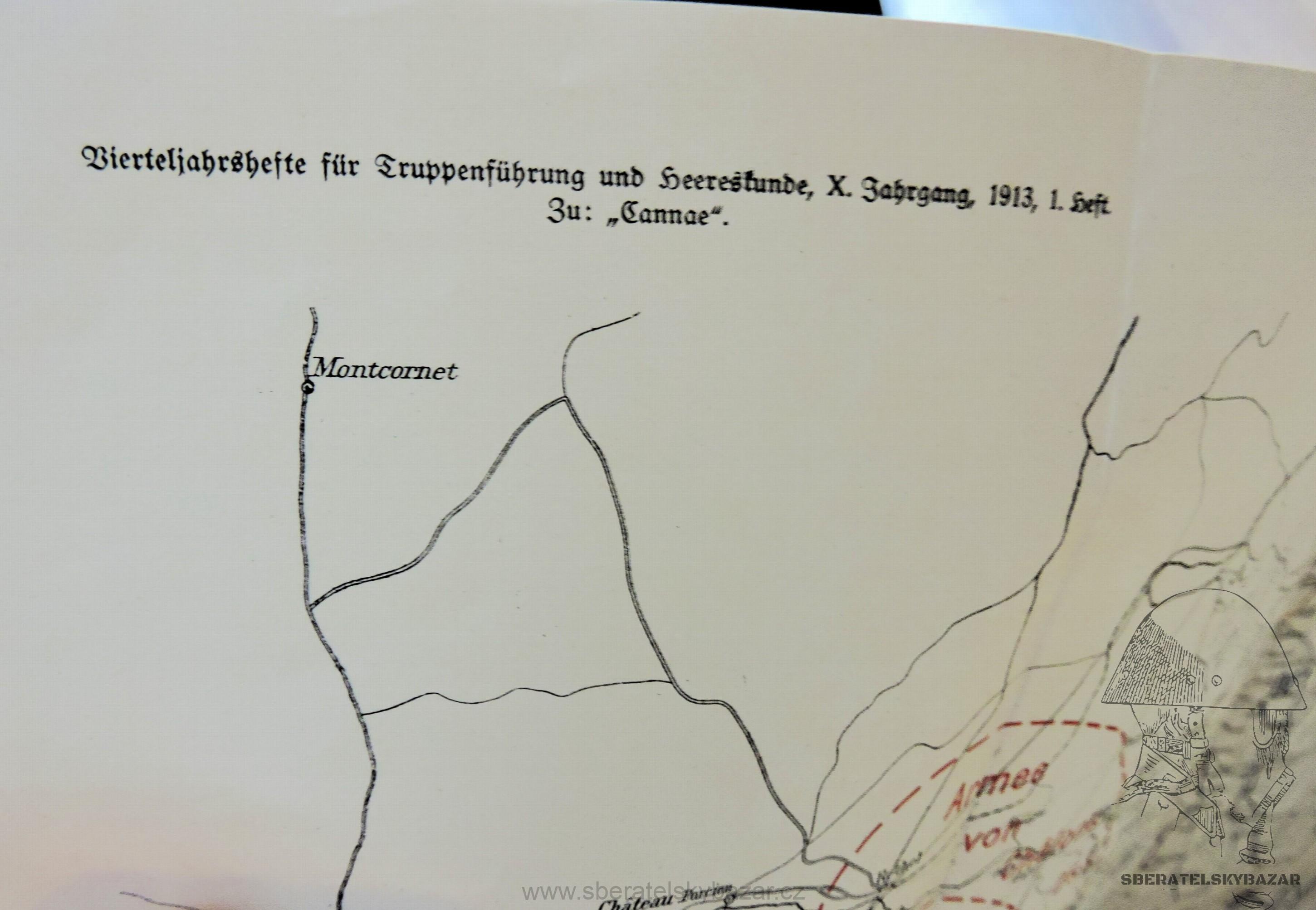 RU- Mapa - Návrh na postup Němců 1913
