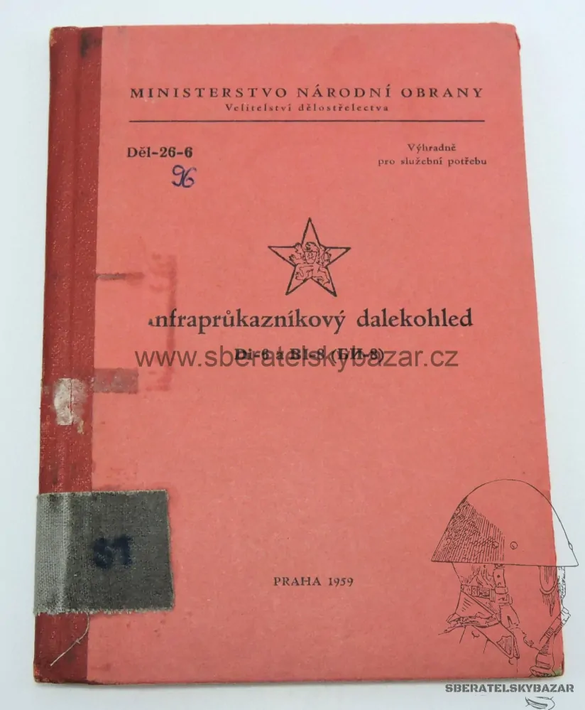 Předpis ČSLA - Infraprůkazníkový dalekohled Di-6 a Bi-8
