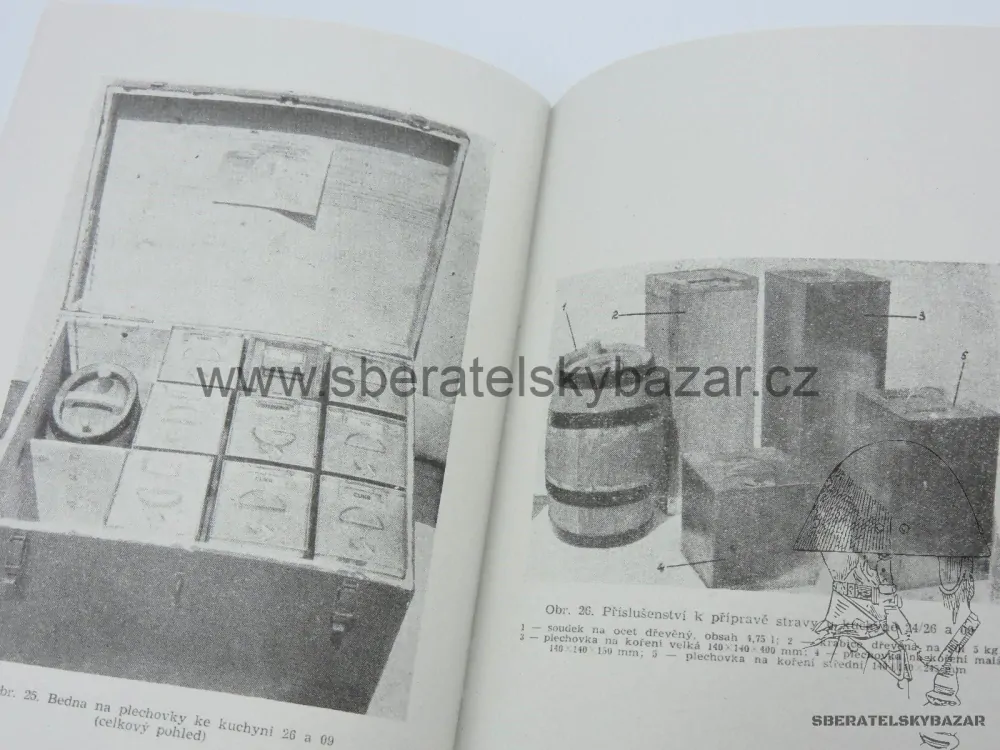 Předpis ČSLA -Polní kuchyně 24 , 26 a 09 - Reprint