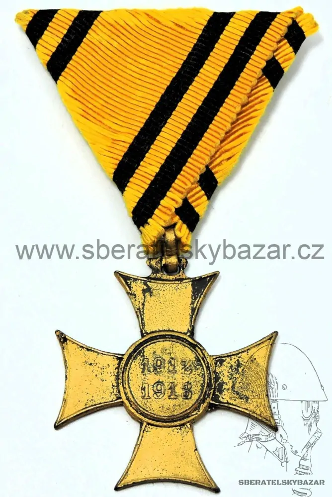 RU Pamětní Mobilizační kříž 1912/1913 - originál stuha