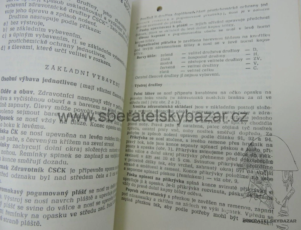 Originál příručka pořadová příprava a vybavení ČSČK