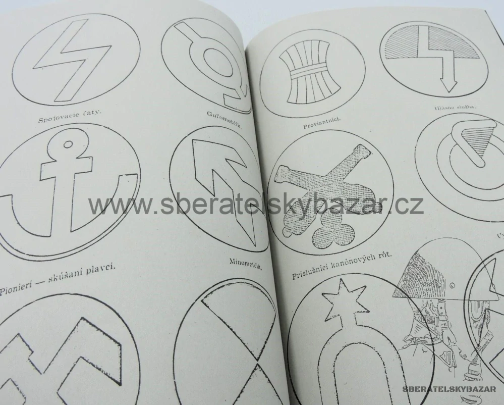 Slovenský vojenský rovnošatový předpis 1940 - Odznaky, Uniform-reprint