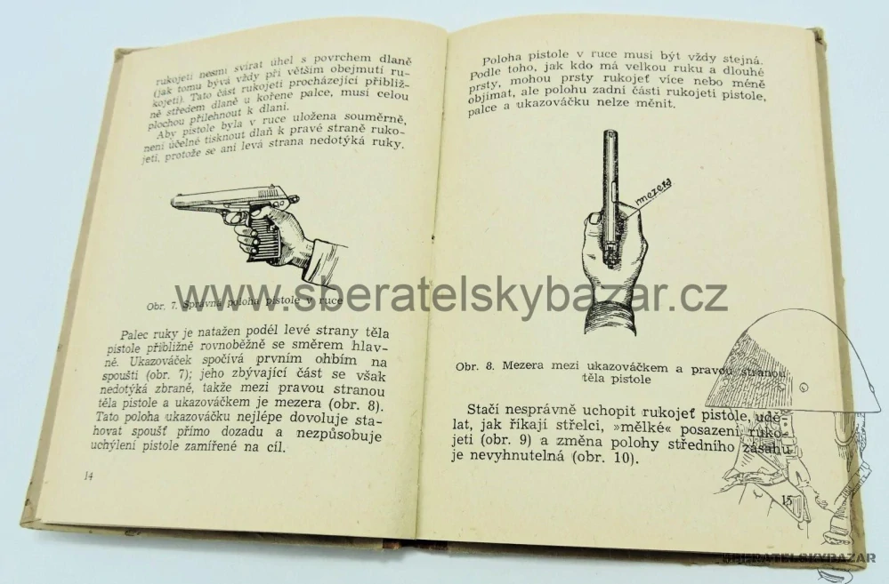 Předpis Pom-pěch-16 ČSLA - Střelba z pistole (vz 52) Technika střelby