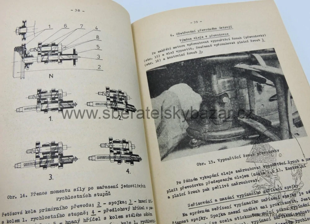 Předpis Jawa 350 - originál ČSLA