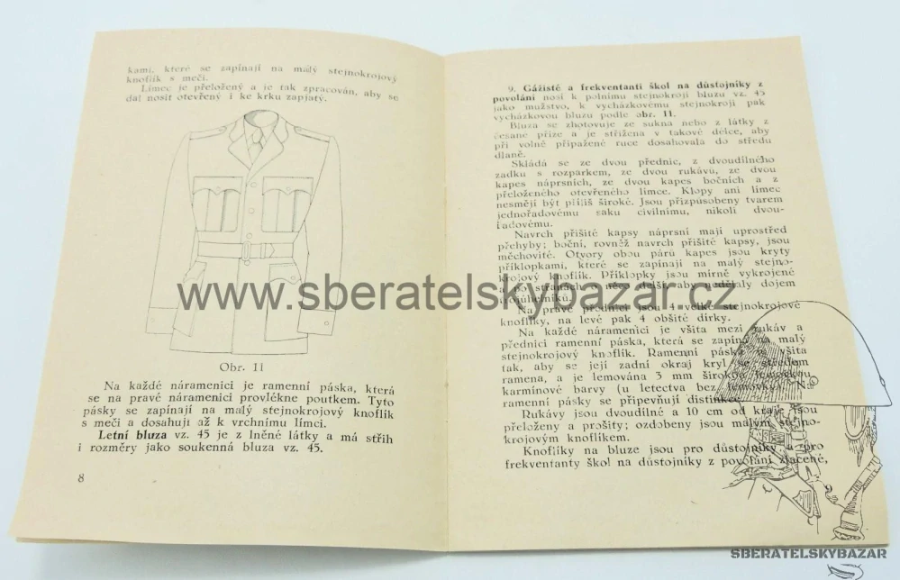  Výstrojní předpis ČSLA vz.45 - originál 