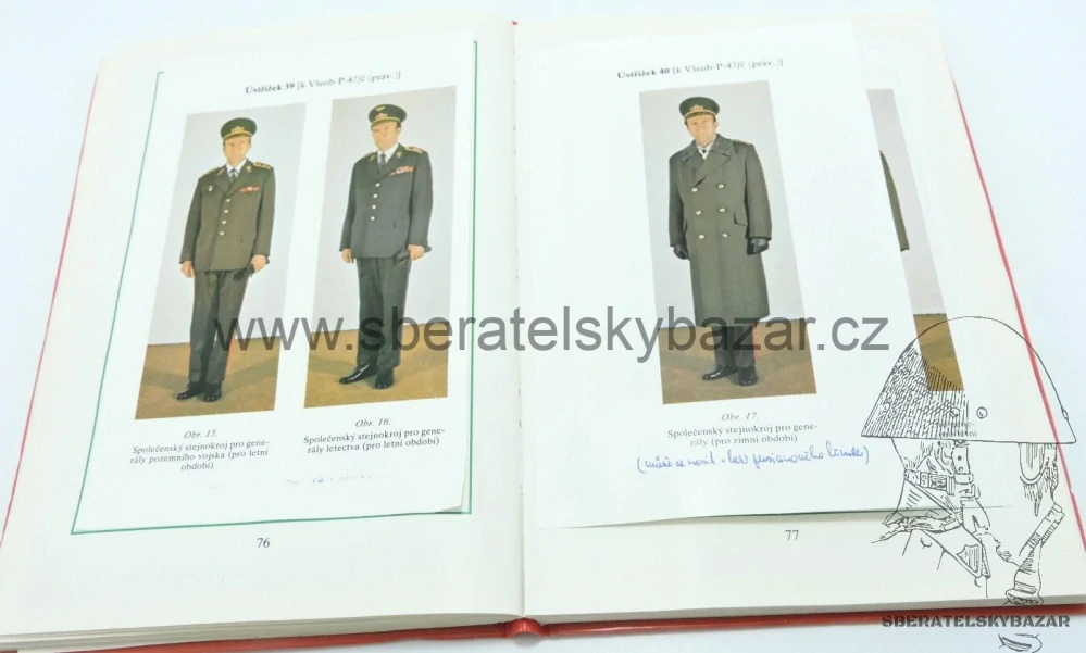 Stejnokrojový předpis ČSLA - originál