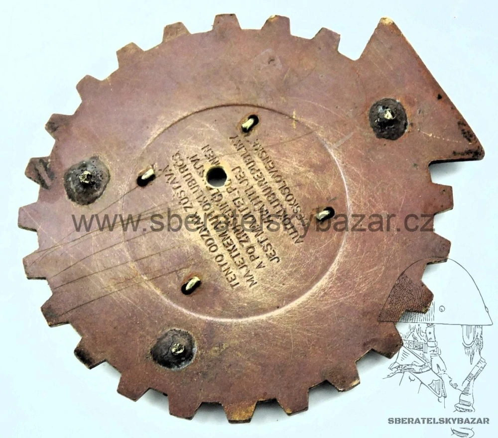 Odznak na chladič Automotoklubu RČS 95 x 90 mm