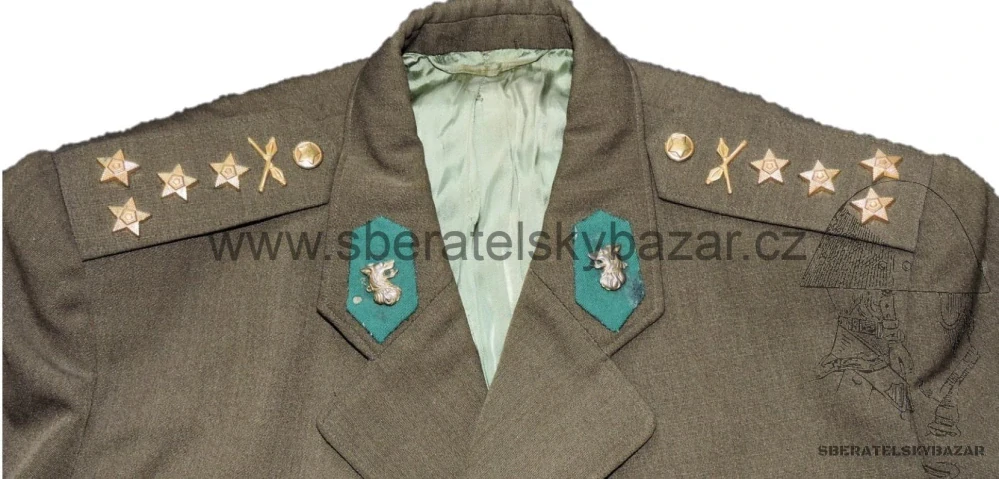 Blůza SNB - pro OSH (Ostraha státních hranic) - Pohraniční stráž 60.léta