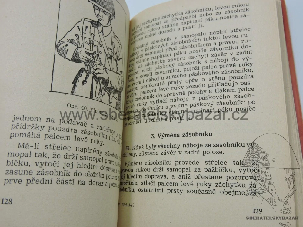Předpis - Výcvik ve střelbě ze Samopalu vz.58 