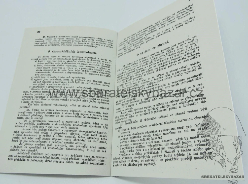 Vojenská knížka Rakousko Uhersko - Blanketní - Reprint (replika)