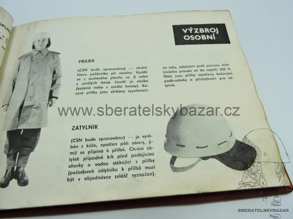 Katalog věcných prostředů požární ochrany - Uniformy- 50/60léta 