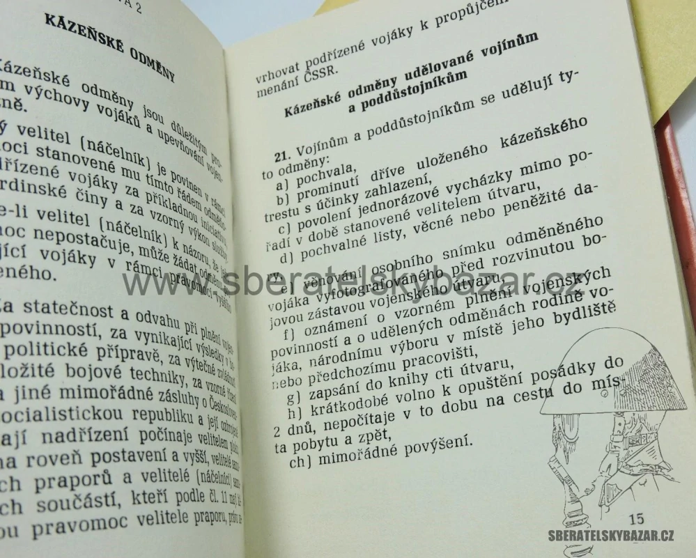 Originál Předpis ČSLA - Kazeňský řád