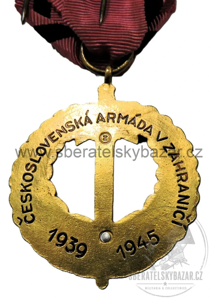 Medaile Československé armády v zahraničí 1939–1945 - značená Z