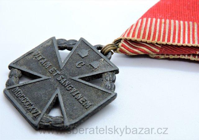 Karlův vojenský kříž - Karl-Truppenkreuz - Značený F.A. 