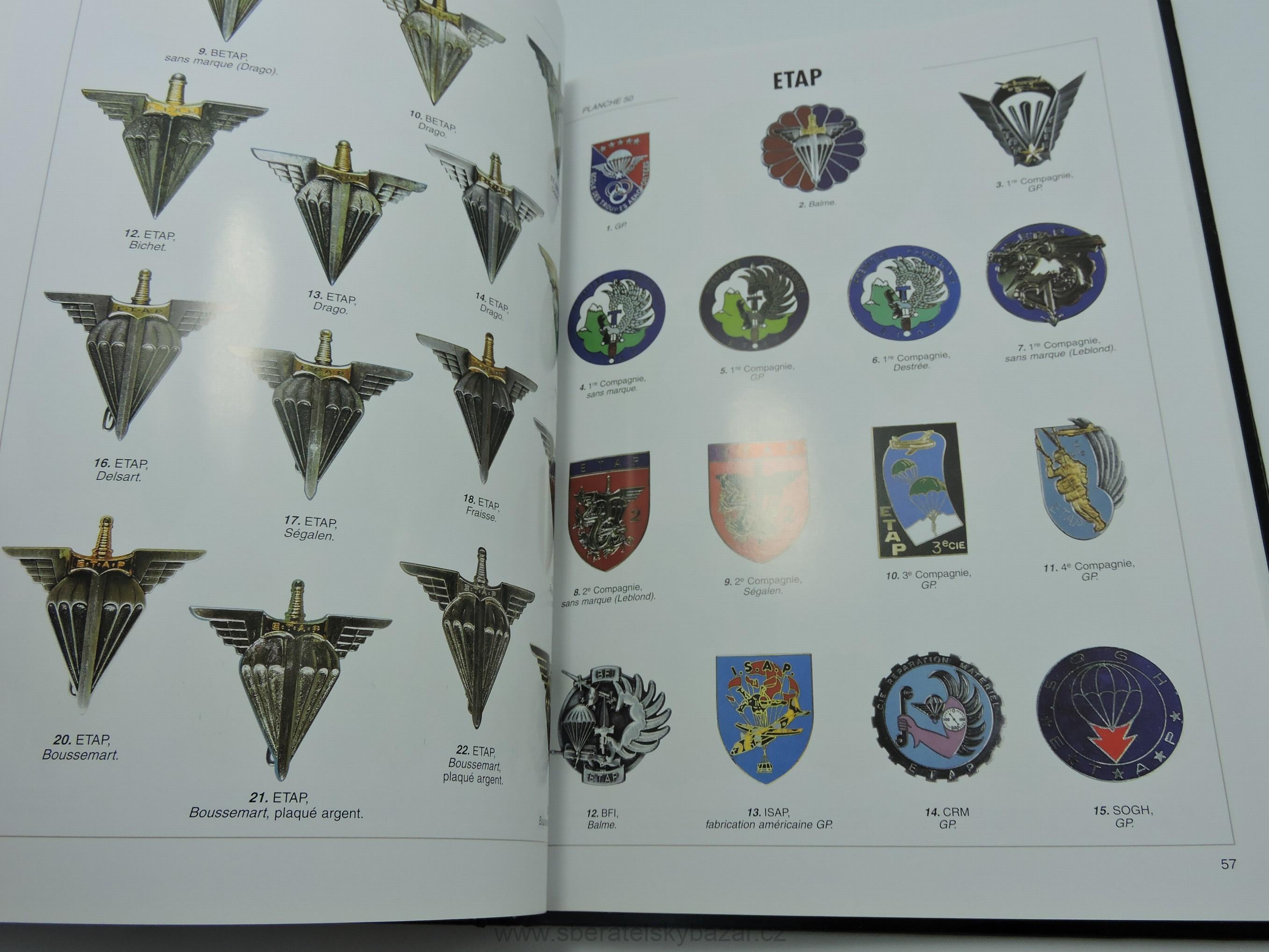 Kniha Insignes et brevets parachutistes de l'armée française