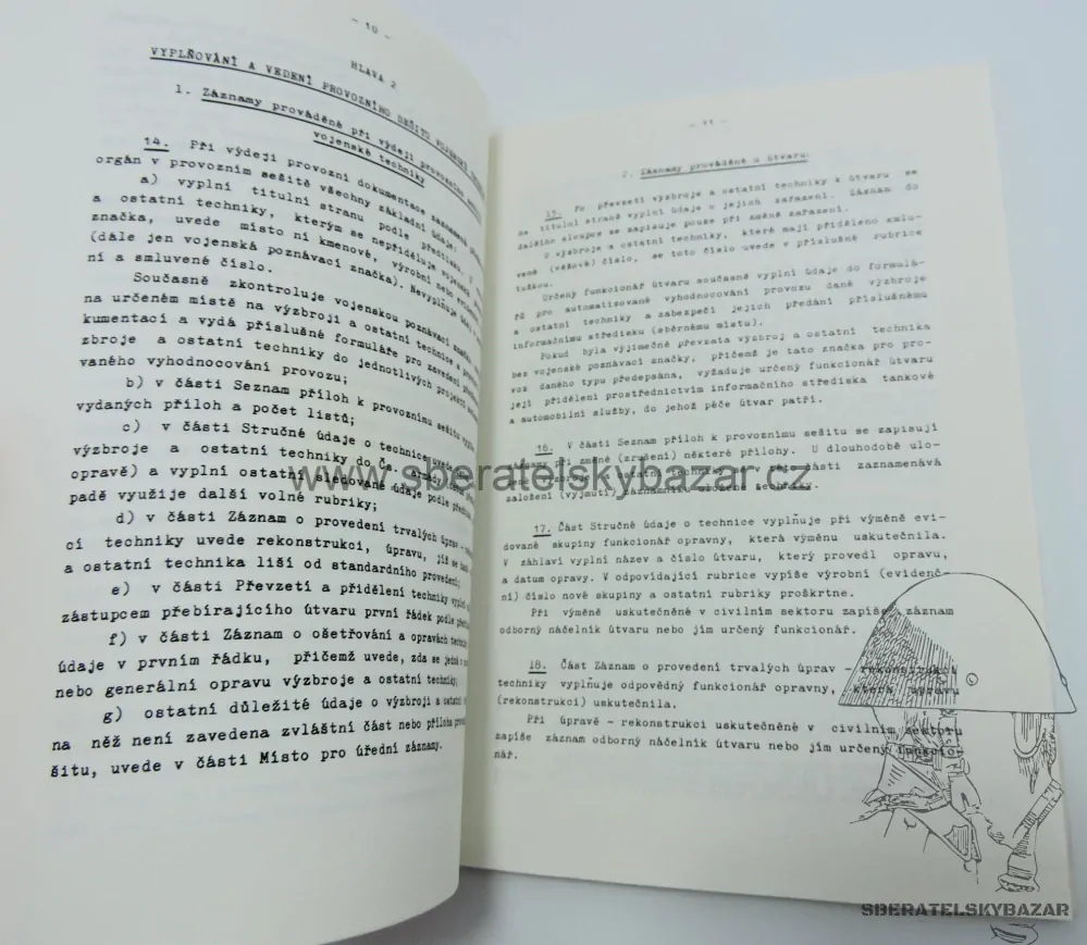 Originál Pravidla vedení provozní dokumentace výzbroje a ostatní techn