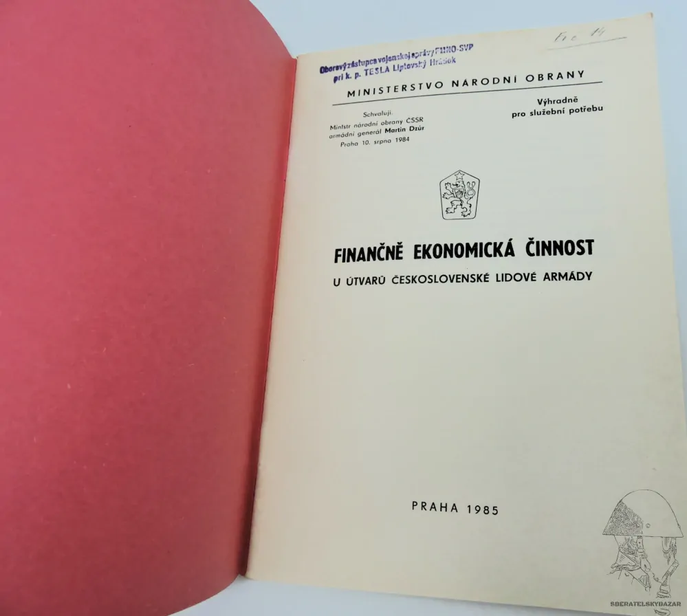 Originál předpis Finančně ekonomická činnost