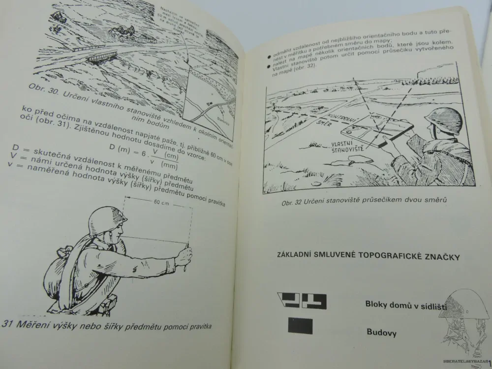 	 Originál příručka bojová příprava SNV - 1984 