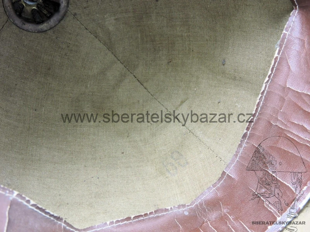 Italský válečný klobouk M28 WWII - Velikost 59