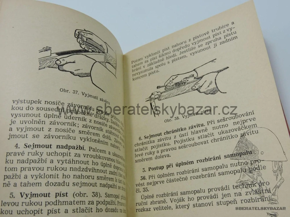 Předpis - Výcvik ve střelbě ze Samopalu vz.58 