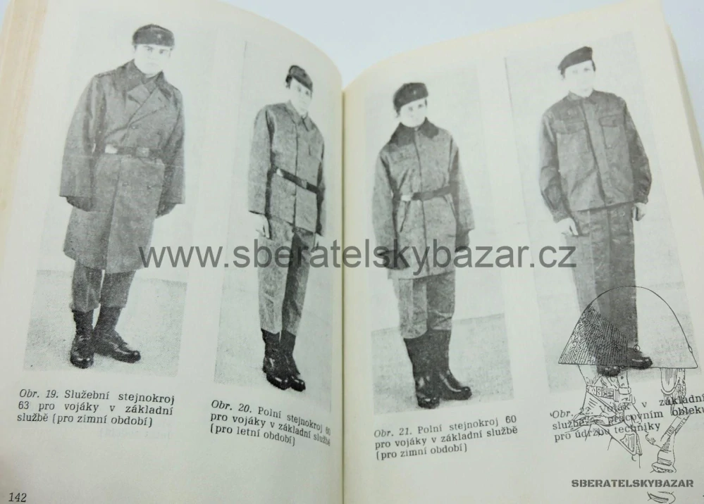 Originál Příručka pro výkonné praporčíky - Staršiny rot - Uniformy, výstroj