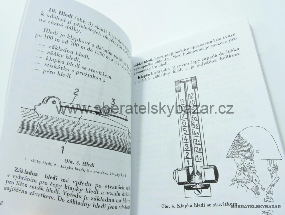 Předpis výcvik ve stelbě OPU vz.54 Odstřelovací pušk - reprint/replika
