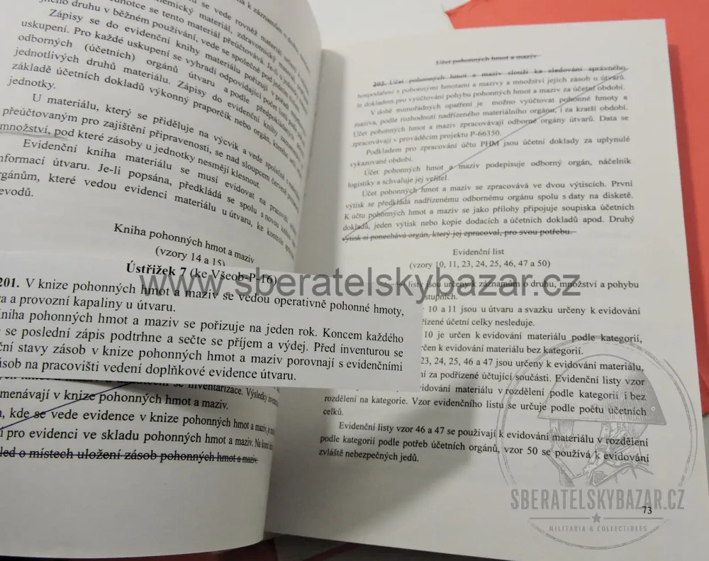 Předpis AČR - účtování a evidence majetku