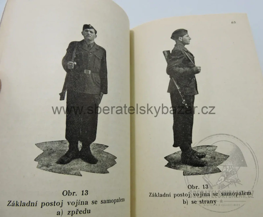 Čs. vojenský předpis – Pořadový výcvik – 1947