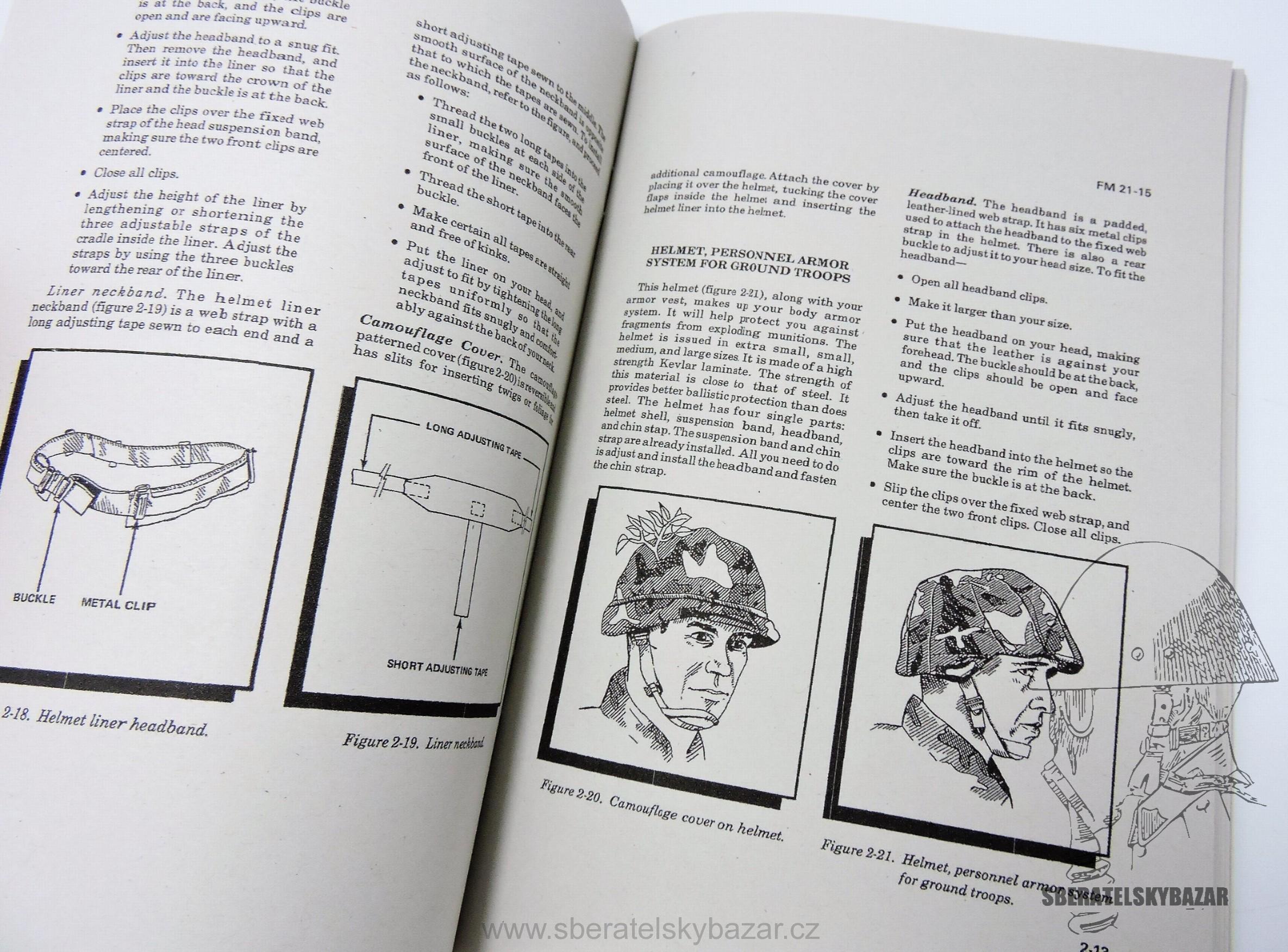 Care and Individual clothing and equipment - Přilba, Uniformy, maska  - Reprint (Replika)