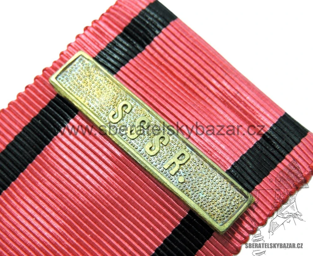 Pamětní medaile československé armády v zahraničí se štítkem SSSR 