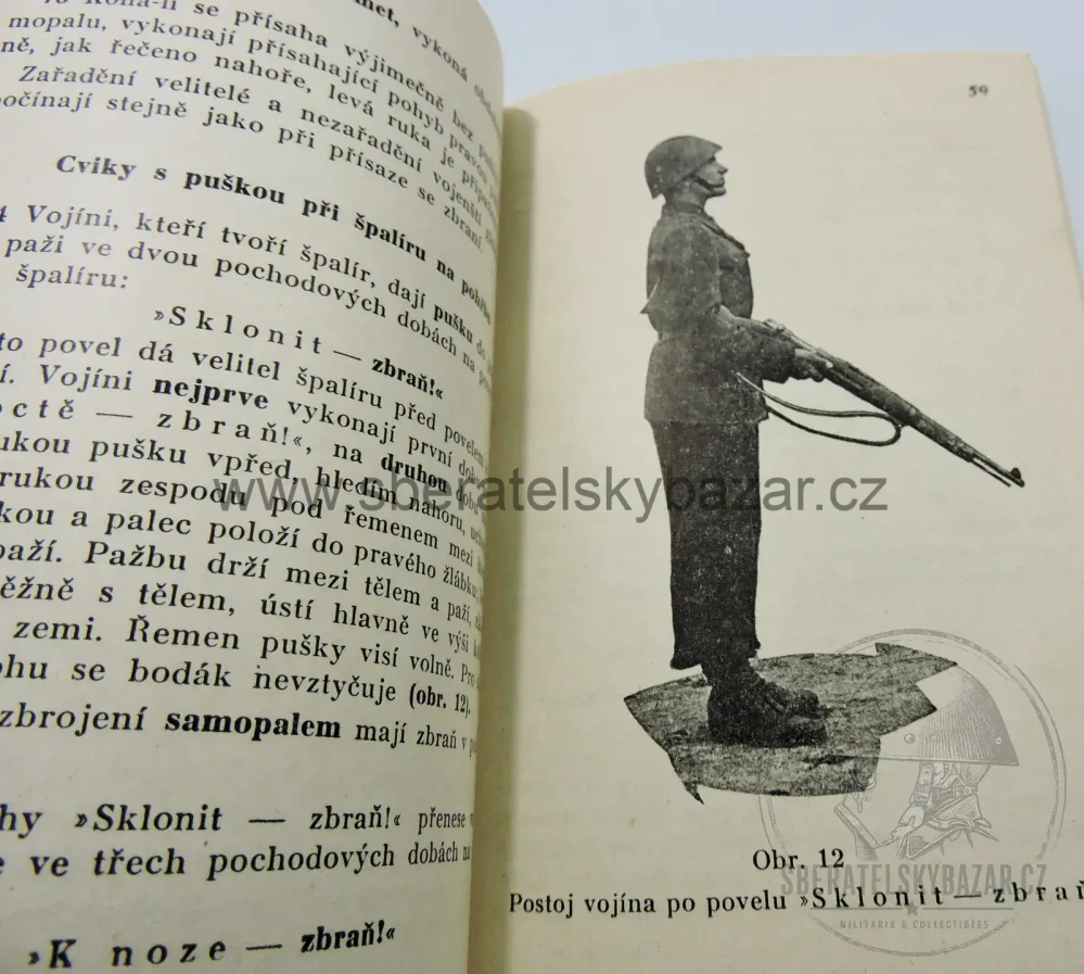 Čs. vojenský předpis – Pořadový výcvik – 1947