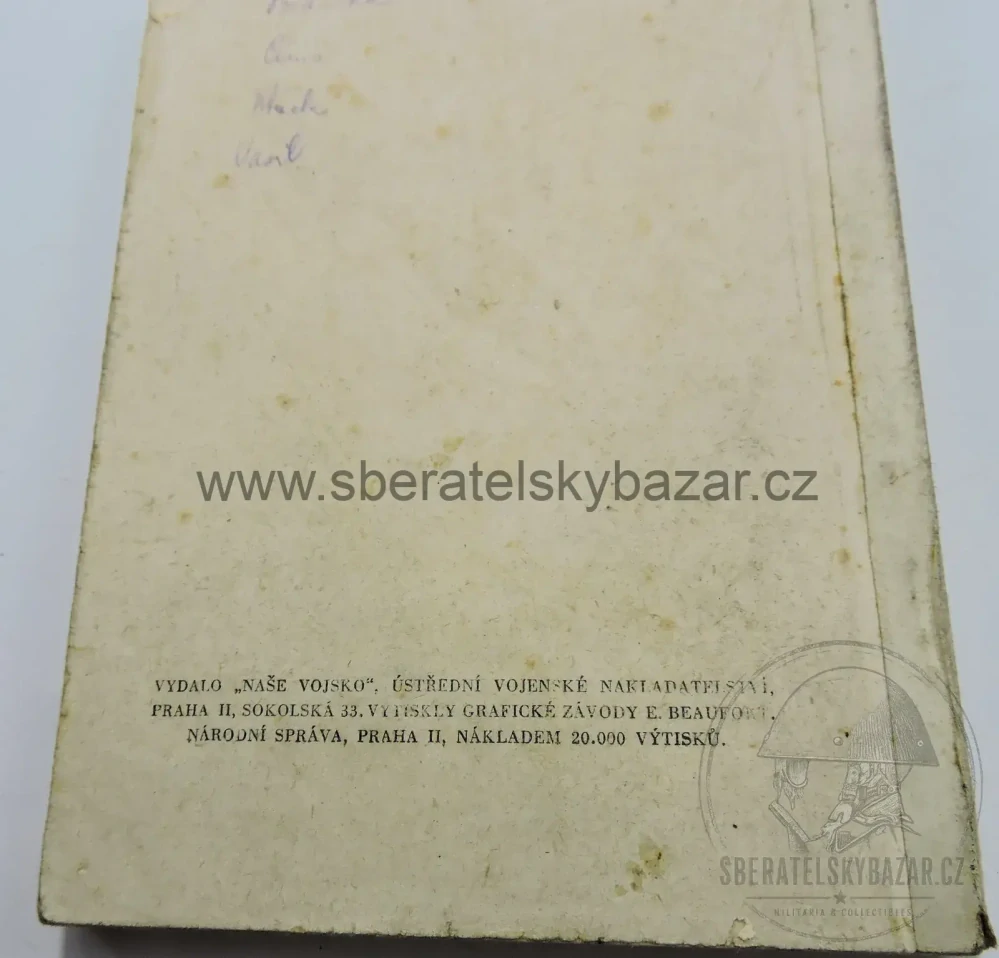 Čs. vojenský předpis – Vojenský služební řád – Naše vojsko – poválečný