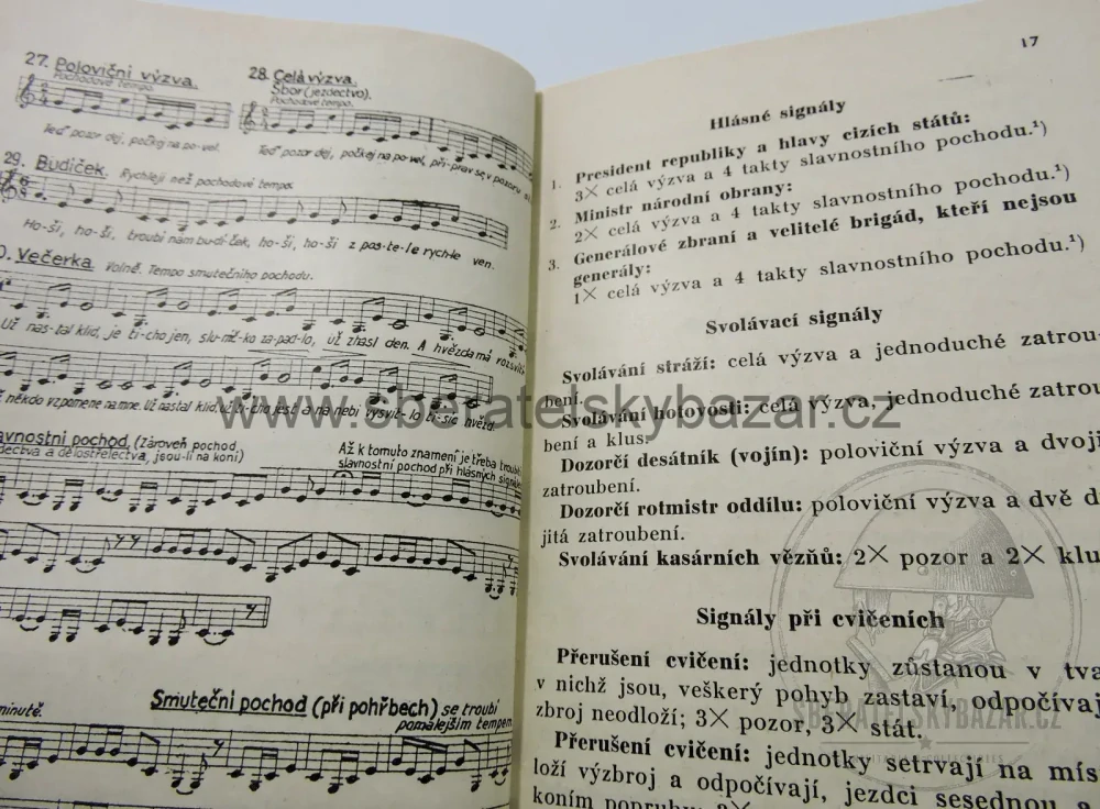 Čs. vojenský předpis – Pořadový výcvik – 1947