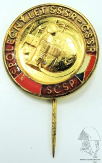 Odznak Společný let SSSR - ČSSR - SČSP - poškozený