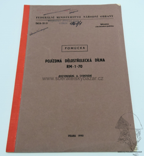 Předpis Pojízdná dělostřelecká dílna RM-1-70 - A4