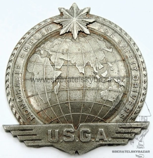 Honorable emblem for safety drivers U.S.G.A