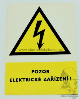 Cedule bunkr civilní obrana