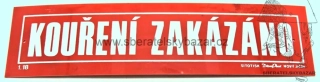Cedule bunkr civilní obrana